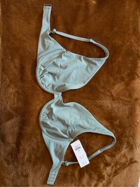 Light Sage Bathing Suit Top NWT Abercrombie Curve Love